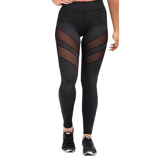 Casual Slim Mesh Yoga Pants