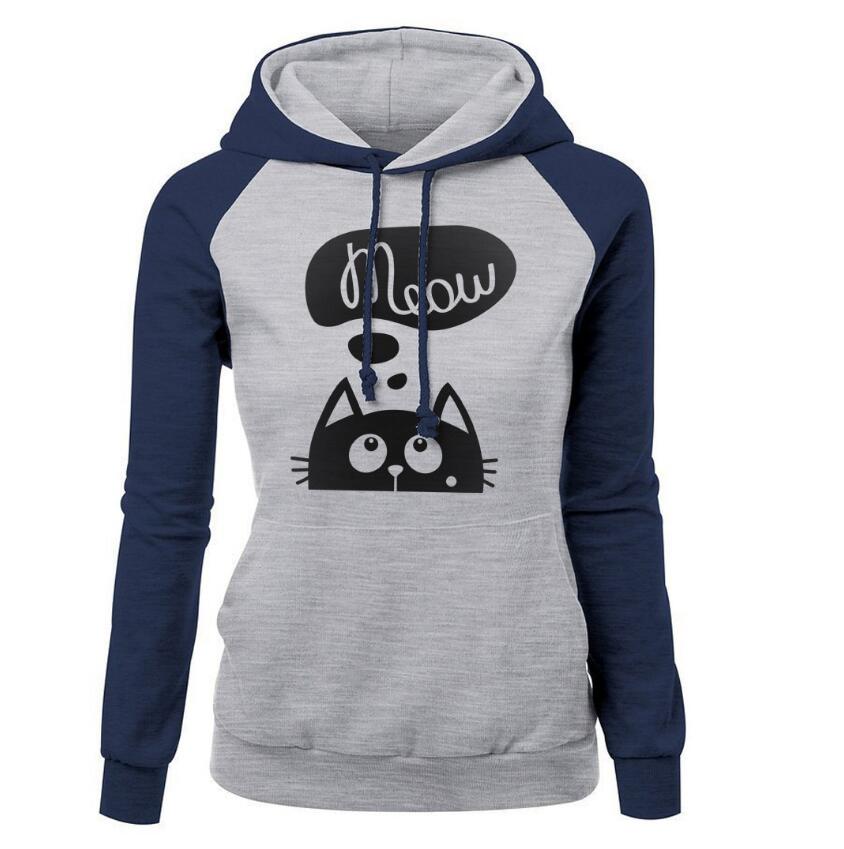 Cat Meow Hoodie with a Collar