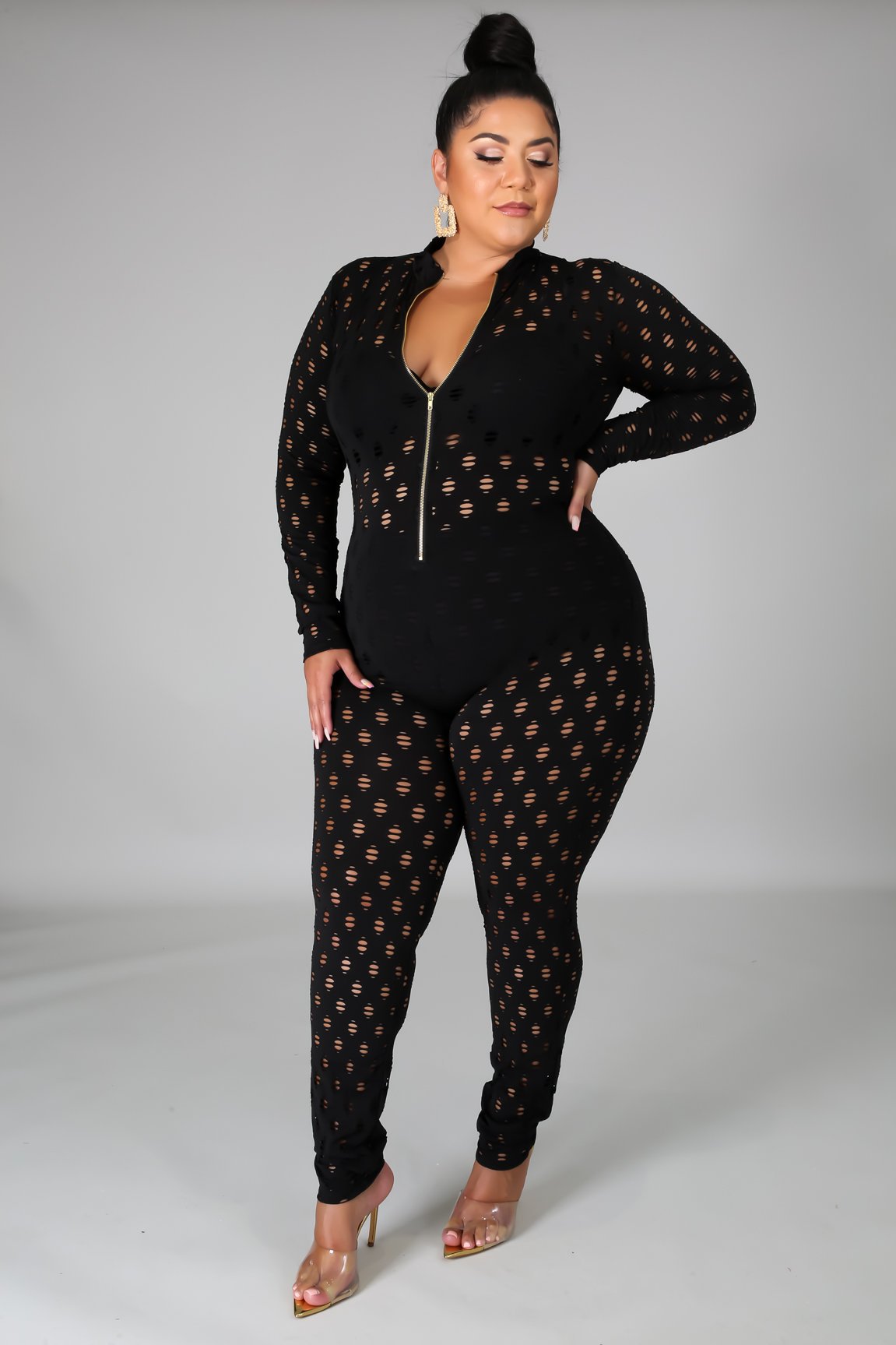 Sexy plus size one piece