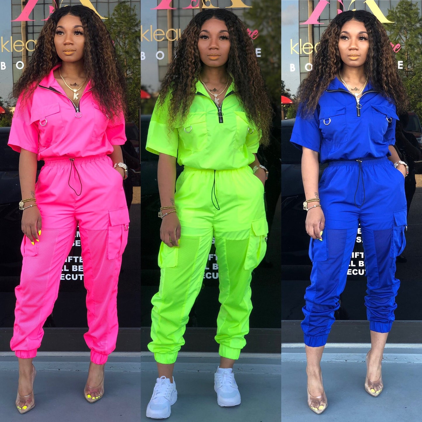 Two Piece Sweatsuit Plus Size