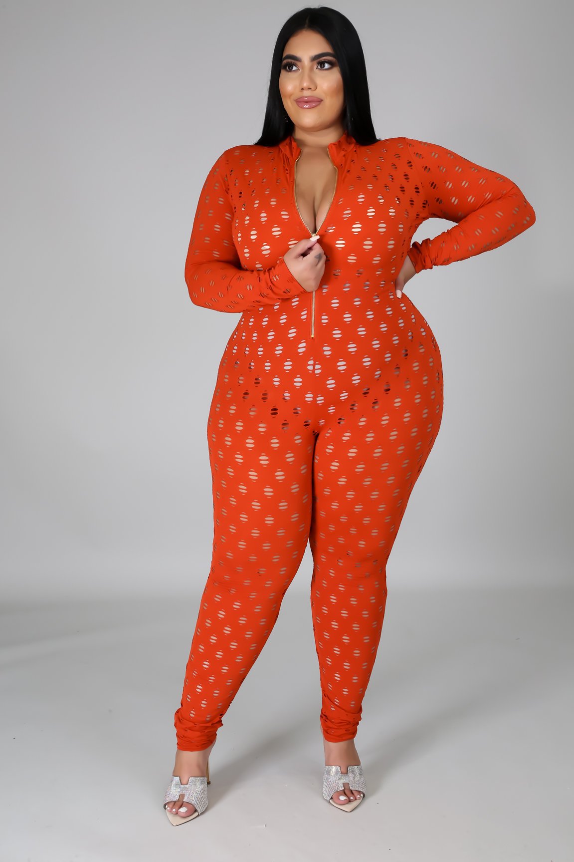 Sexy plus size one piece